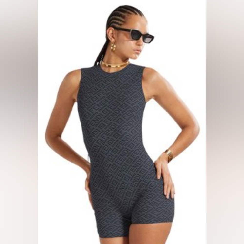 FENDI x SKIMS Sleevless Bodysuit Black size US Small